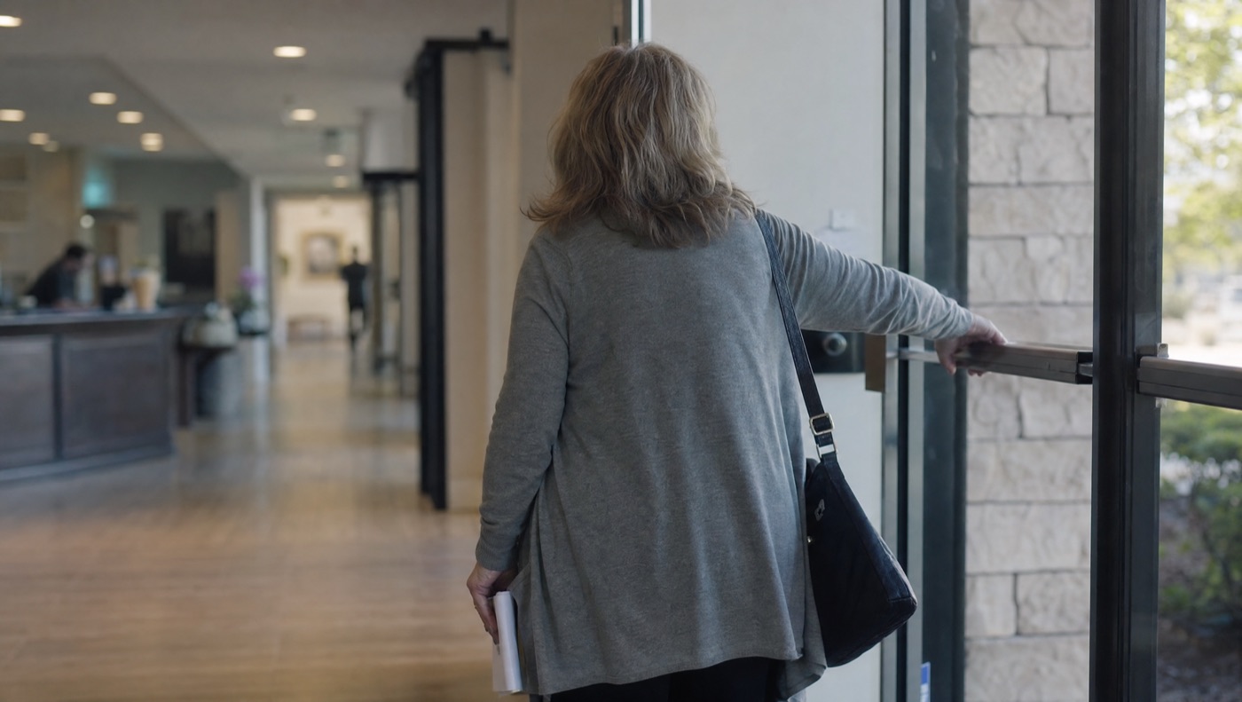 Leaving the clinic with the finance sheet
